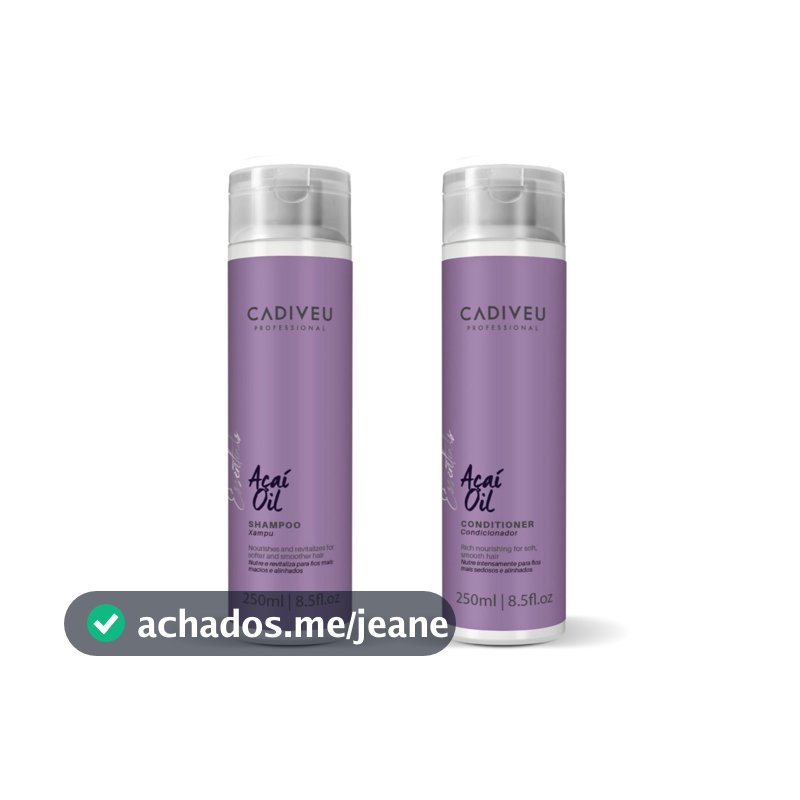 Cadiveu Professional Kit Açaí Oil Shampoo e Condicionador 250ml