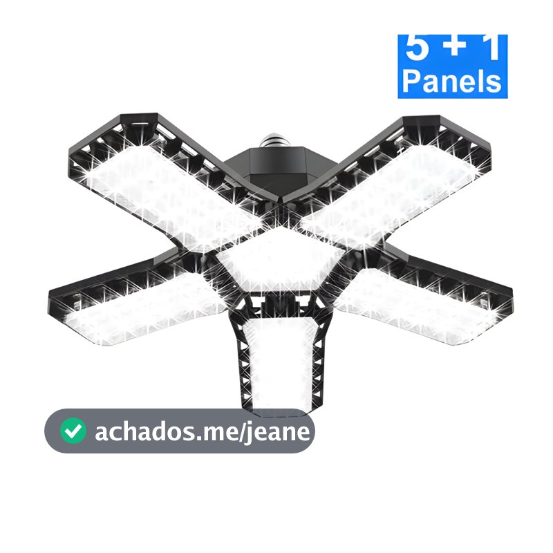 Lâmpada LED Deformável 5 Pétalas – Alta Iluminação e Versatilidade