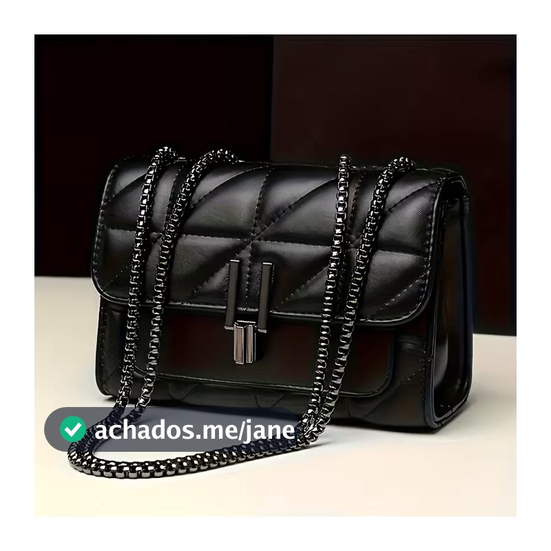 grande bolsa luxo mulheres pu alta capacidade ombro em corrente bolsa transversal