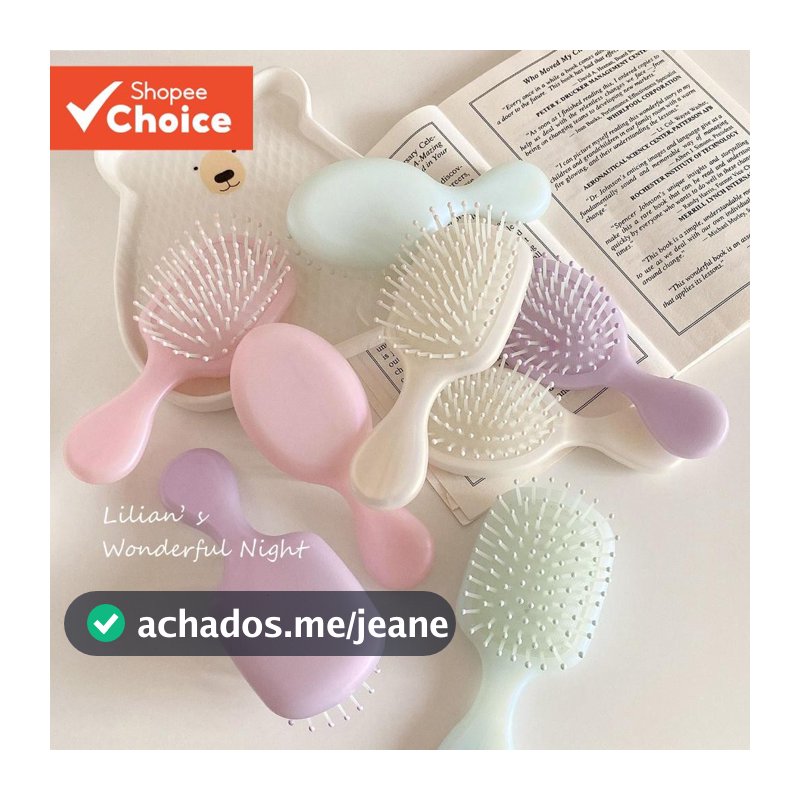 Airbag Pente Sereia Princesa Mini Portátil Massagem Japonês Bonito Estudante