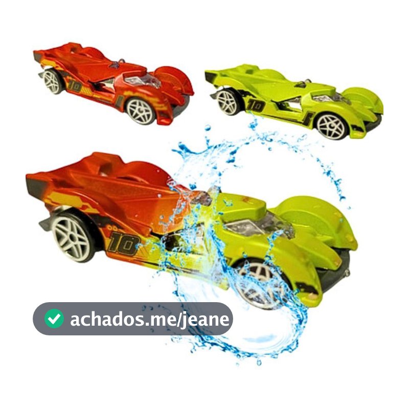 Carrinho Metal Brinquedo Muda de Cor na Água Vários Modelos Colecionável  Estilo Hot Wheels Infantil