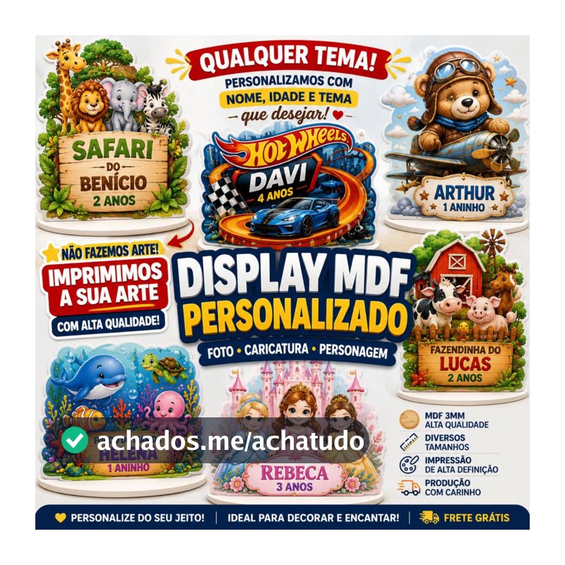 ENVIO RÁPIDO DISPLAY DE CHÃO PERSONALIZADO MDF | QUALQUER TEMA | FOTO | CARICATURA | SUA ARTE | FESTA