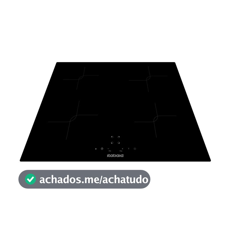 Cooktop de Inducao Itatiaia Master 4 Bocas 220V Mesa Vitroceramica Touch