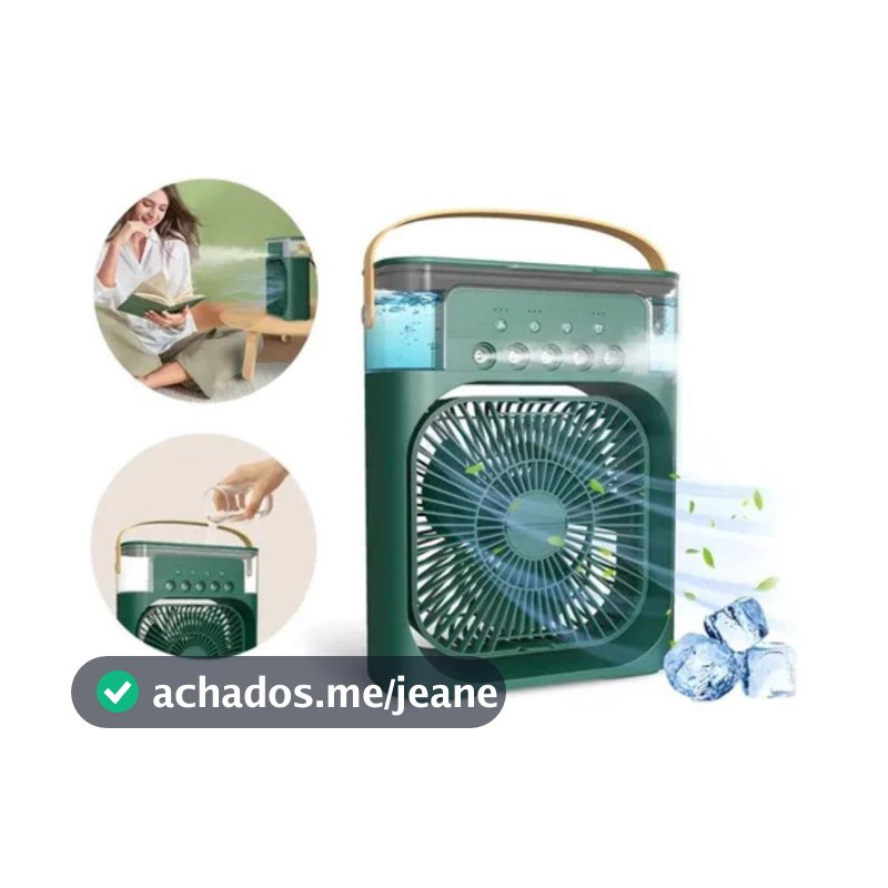 Mini Ar Condicionado Ventilador Umidificador Climatizador