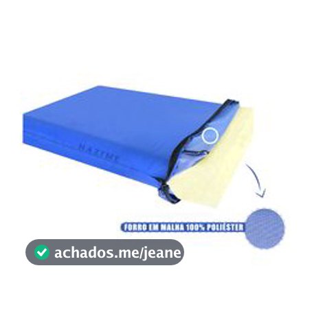Capa para Colchão Berço Impermeável 100% Poliéster Cor Azul