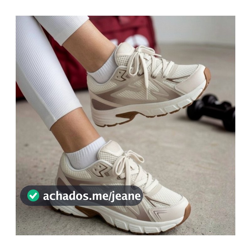 Tênis Casual Feminino Caramelo Academia Corrida Treino Confortável Leve - Exclusivo