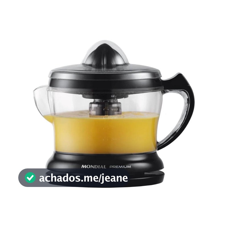 Espremedor de Frutas Mondial E-02 Premium Elétrico 30W 1,25L Automático