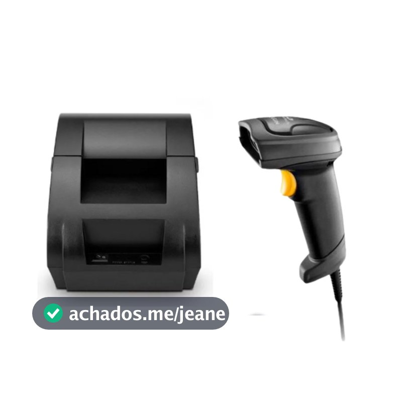 Impressora Térmica 58mm Não Fiscal + Leitor código de barras