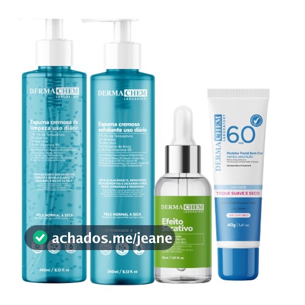 Kit Antioleosidade Skin Care – Limpeza, Controle da Oleosidade e Proteção Solar Diária