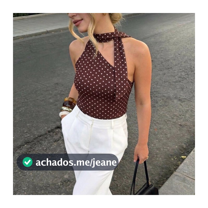 Blusa Feminina Nula Manga Chocker Tule Póa Elegante Confortável Moda Verão Regata Ombro Só