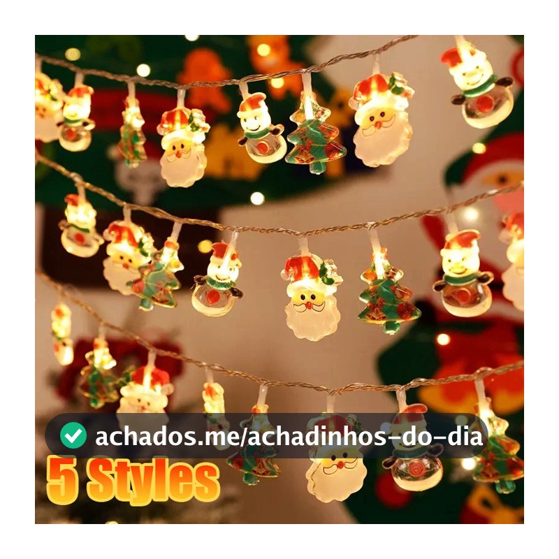 3M/1.5M Led Corda De Luz De Natal Papai Noel Boneco De Neve Árvore Festival Festa Atmosfera Luzes Coloridas Casa Decoração Ao Ar Livre