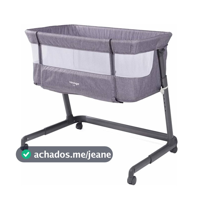 Berço Portátil Co-bed Link Voyage - Cinza Mescla