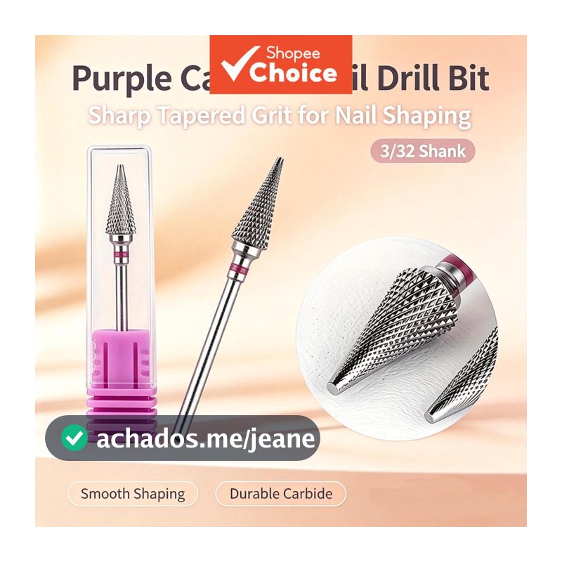 Broca Premium Diamond Nail Detail Indicada Para Salão Profissional E Manicure Doméstica