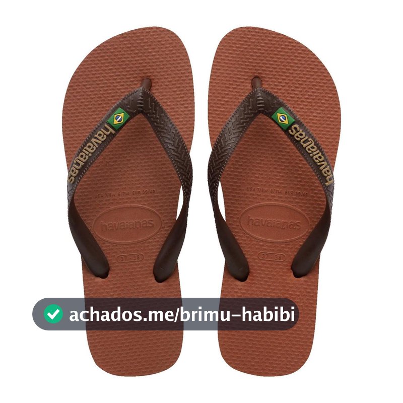 Chinelo Havaianas Brasil Logo