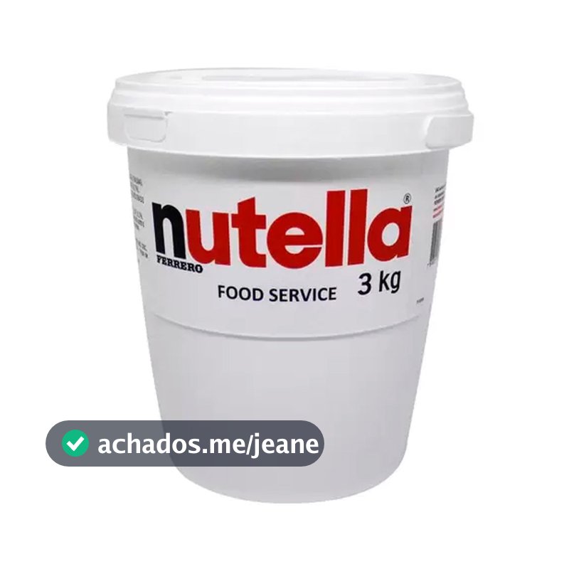 Creme De Avela Nutella 3kg Balde
