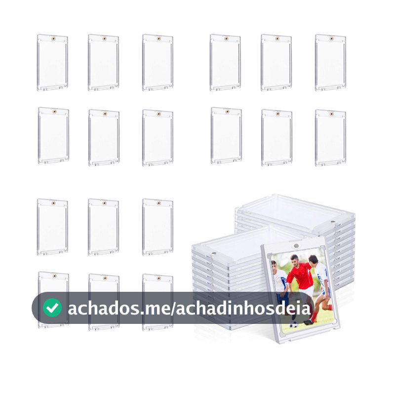Kit 50 Porta-cartões Magnéticos Para Várias Cartas