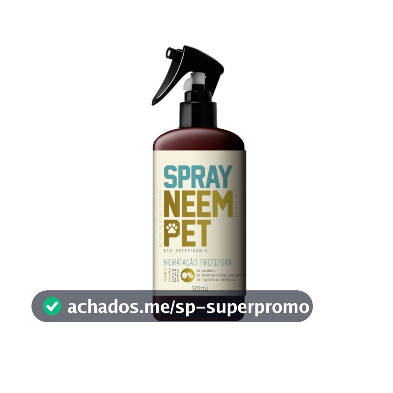 Repelente para pet spray NEEM PET 180 ml - Preserva Mundi