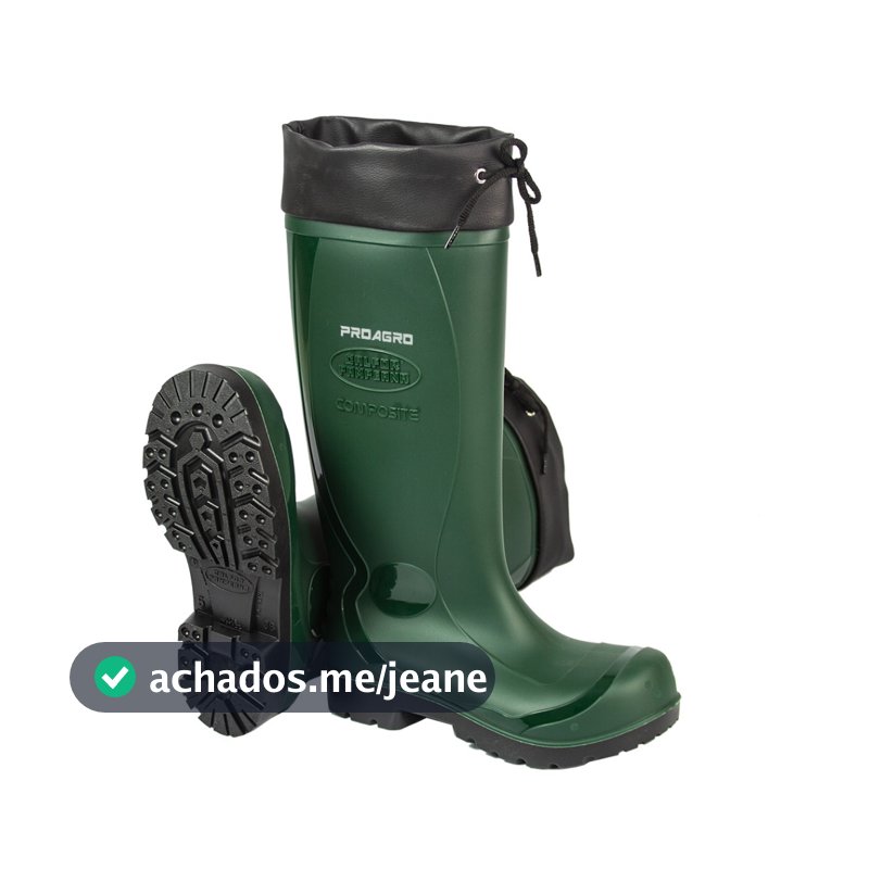 Bota Galocha Calfor Pro Agro Imperméavel Leve Resistente PVC Agricultura Pecuária CA EPI Confortável