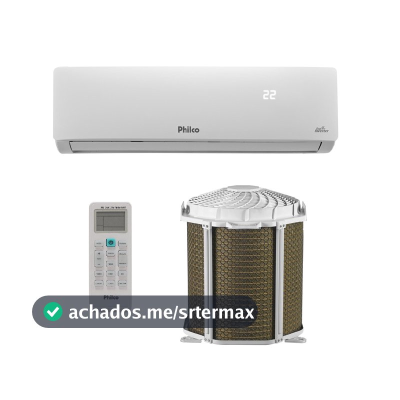 Ar condicionado Split Philco Hi Wall Inverter 12.000 Btus/h Frio PAC12FC 220V