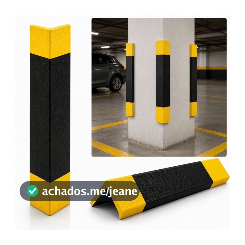 Cantoneira Autocolante Protetor De Coluna Quina De Estacionamento Garagem Proteção Carro