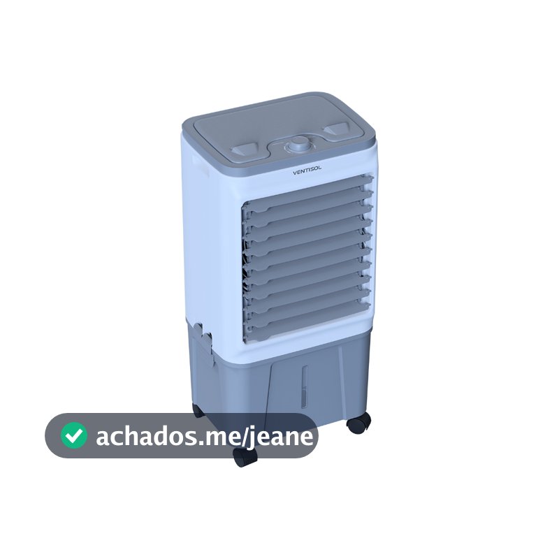 Climatizador Ar Ventisol Portátil Turbo Evaporativo 16 Litros 5 em 1 Umidificador CLIN16 PRO 130W
