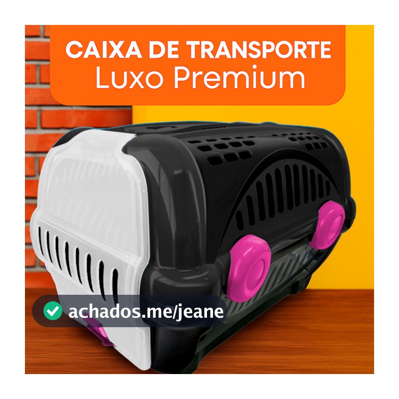 caixa de transporte Luxo Furacão Pet N2 e N3 para cachorro Gato pássaros resistente desmontável pet