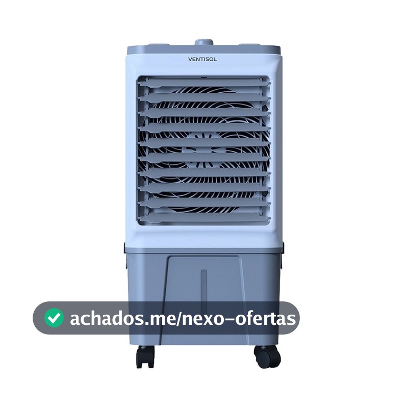 Climatizador de Ar Ventisol CLIN16-01, 16 Litros, 130W, Branco/Cinza