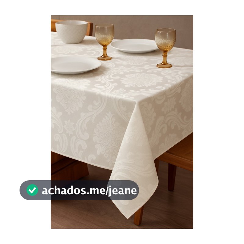 Toalha De Mesa Tecido Jacquard Retangular Durável e Elegante 4/6/8 Lugares Luxo Promoção