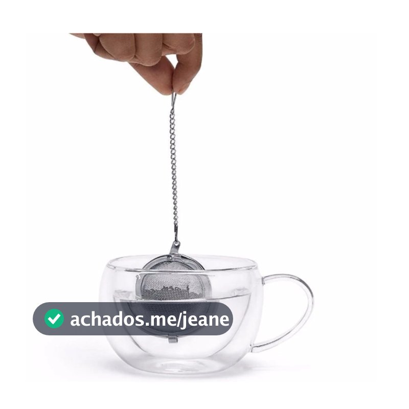 3 Infusor Inox Para Chá Peneira Coador Ervas Individual