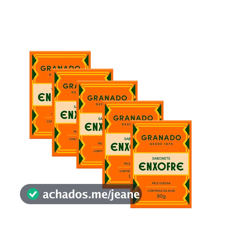 Kit Sabonete Granado Enxofre 90g - 5 Unidades