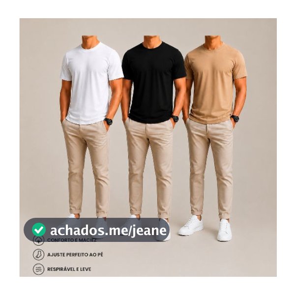 Kit com 3 camisetas camisa masculina algodão premium 100% em diversas cores, macias, leves e respiráveis.