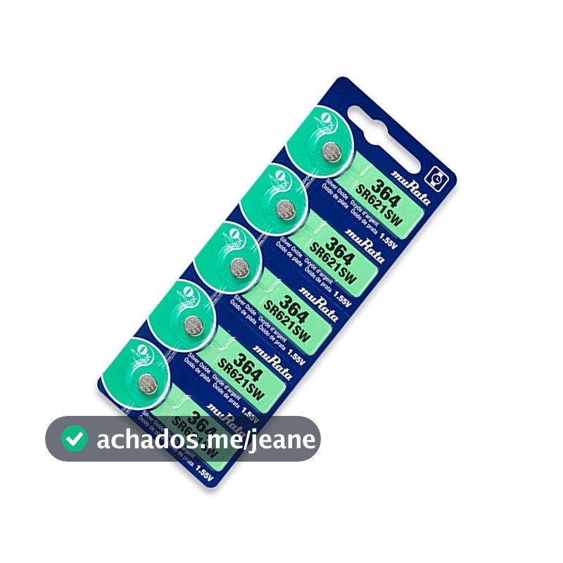 Baterias Sony Murata 364 Sr621 Orig. Ag1 Lr620 Lr621 Lr60 Relógio para relojoeiros original