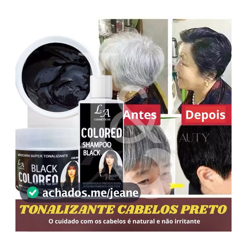 Kit Máscara Tonalizante 300G + Shampoo Tonalizante 300ML - DUSK