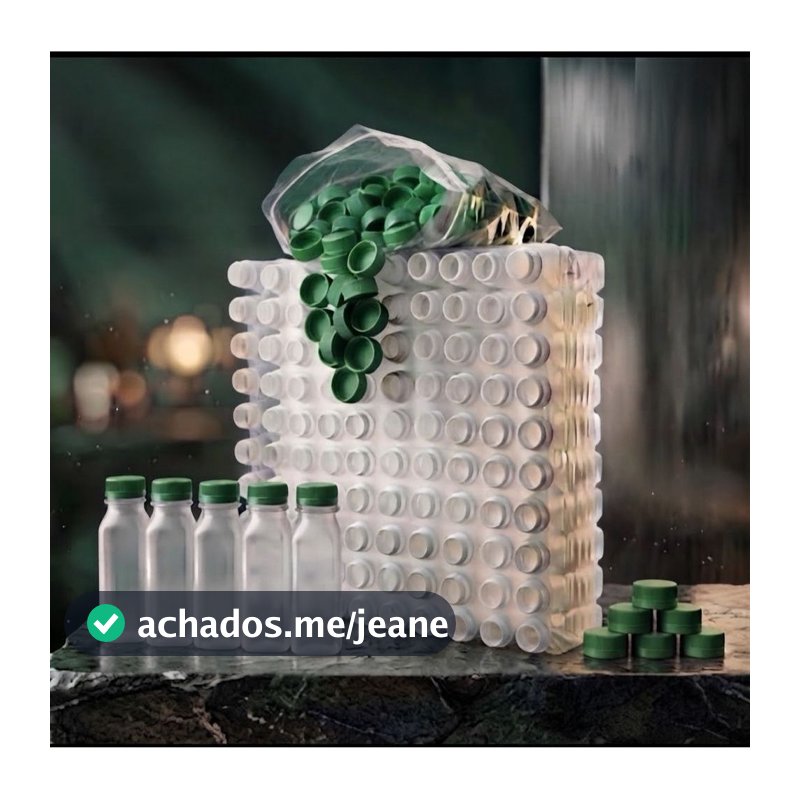 Garrafa Plástica Descartável 500ml 100 Unidades Para sucos/caldo de cana/ Sensacionais