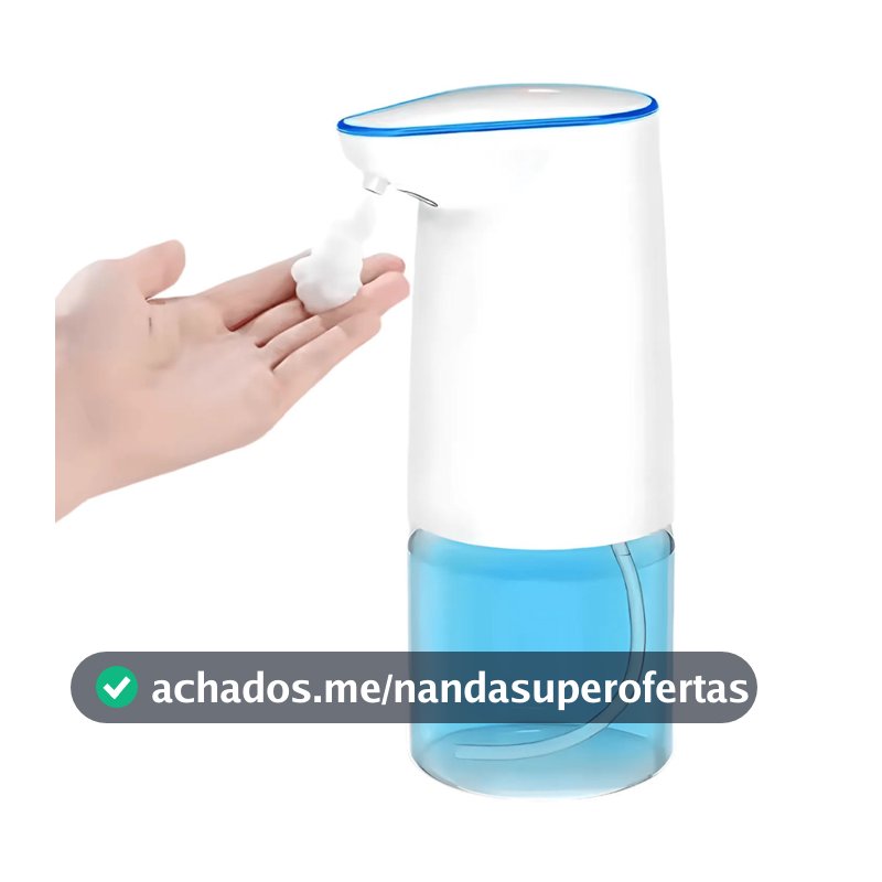 Dispenser de Sabão Automático Detecção Infravermelho Recarregável USB Tipo C Onistek ON-UD122