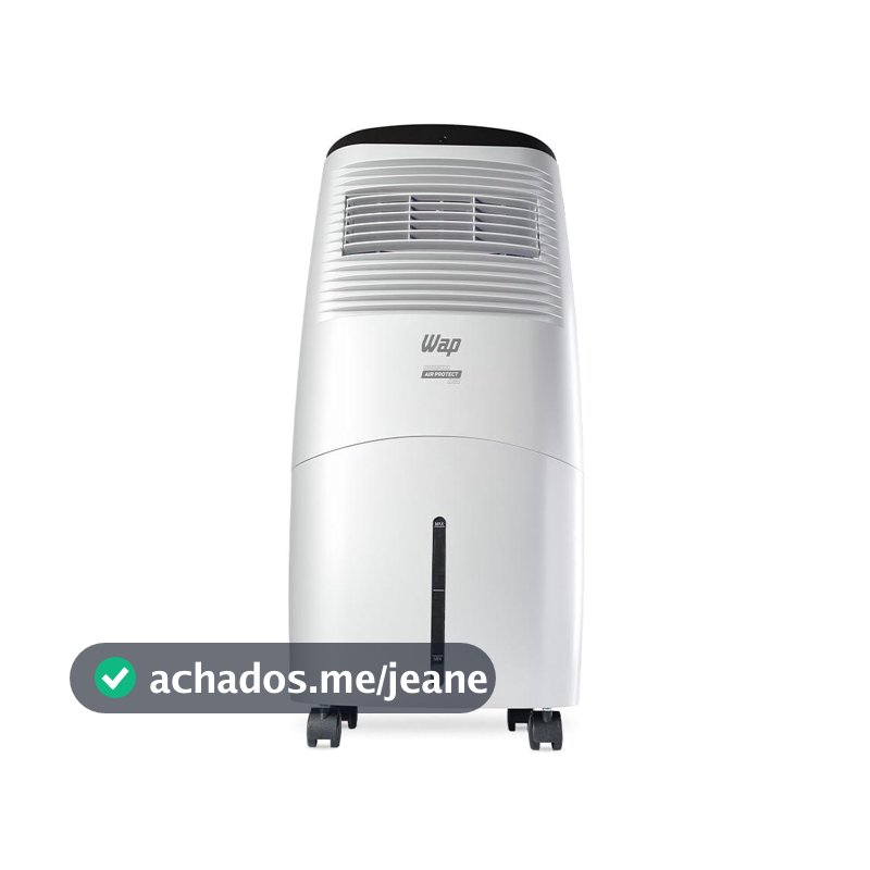 Climarizador de Ar Air Protect Painel Touch de Led 6 Funções 4 Velocidades 20 Litros WAP