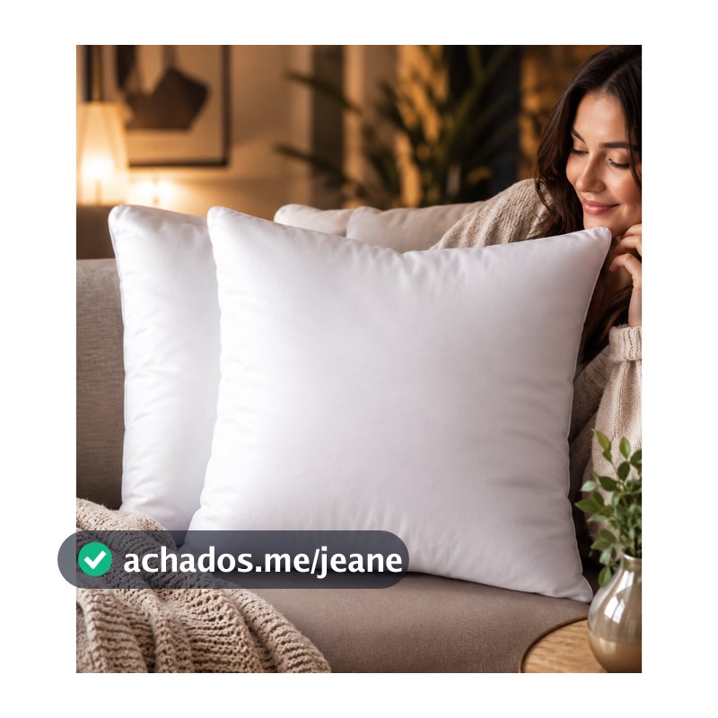 Kit 4 e 8 Enchimento Almofada Espuma Almofada Sofá 45CM Almofadas Decorativas Grandes Confortável