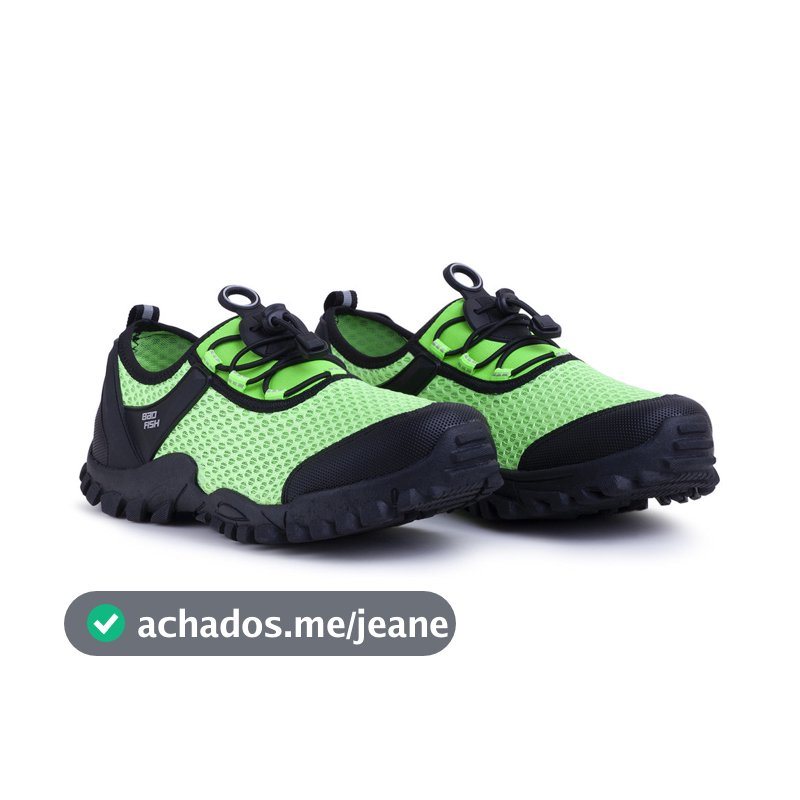 Tênis Antiderrapante Track  P/ Esportes Pesca Camping Trilha Lazer Bad Fish