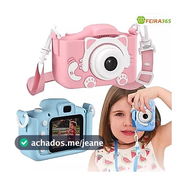 Camera Infantil Digital【Tira Foto De Verdade】 Filmadora Infantil Mini Maquina Fotografica Fotografa E Filma
