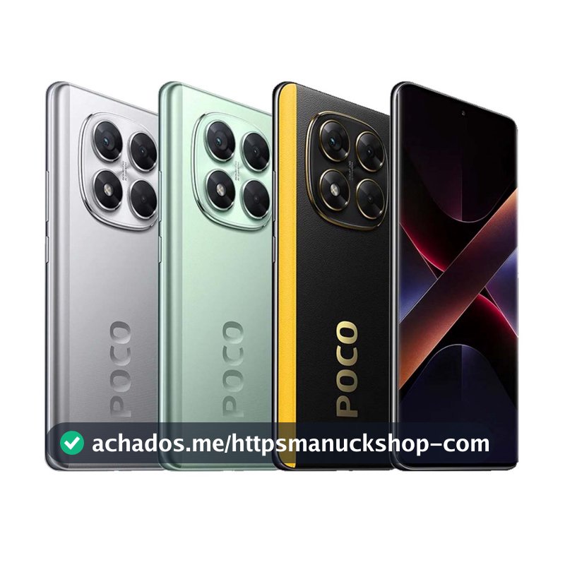 celular Poco Xiaomi X7 5G 512GB / 256GB Dual Sim 5G COM NFC Versão Global Original Lacrado e Pronta Entrega com garantia