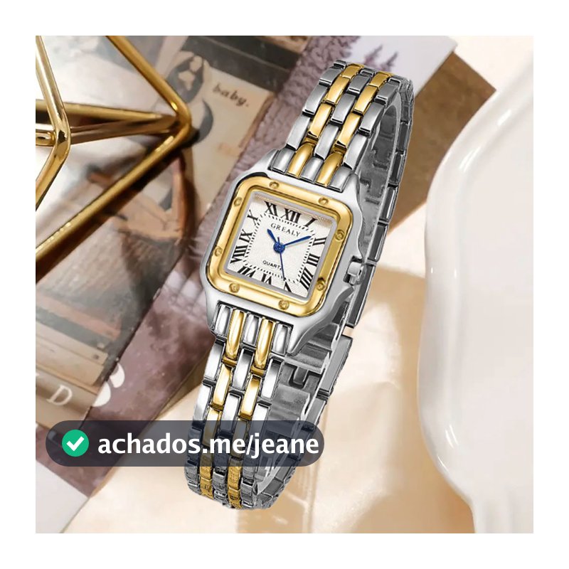 Relógio de quartzo quadrado balão relógio feminino luxo Retro All-Match 30m à prova dwaterproof água diamante incrustado