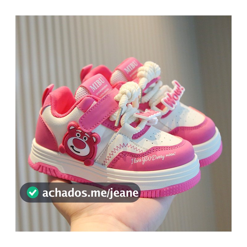 Tênis infantil Sapatos infantis casuais para meninos Moda tênis de corrida para meninas Leve e macio