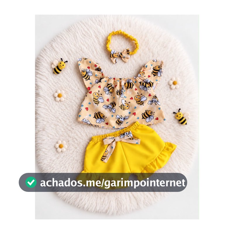 Conjunto Infantil Menina Roupa Infantil 2, 3, 4 anos