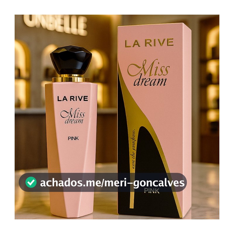 La Rive Miss Dream Pink 100ml Perfume Feminino Oriental Floral Para Noite e Dia a Dia