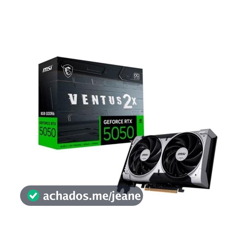 PLACA DE VIDEO MSI RTX 5050 8GB GDDR6 128BITS 912-V538-010