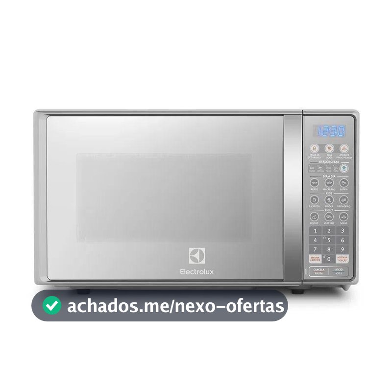 Micro-ondas Electrolux 20L cor Inox Espelhado com Função Tira Odor (MT30S)