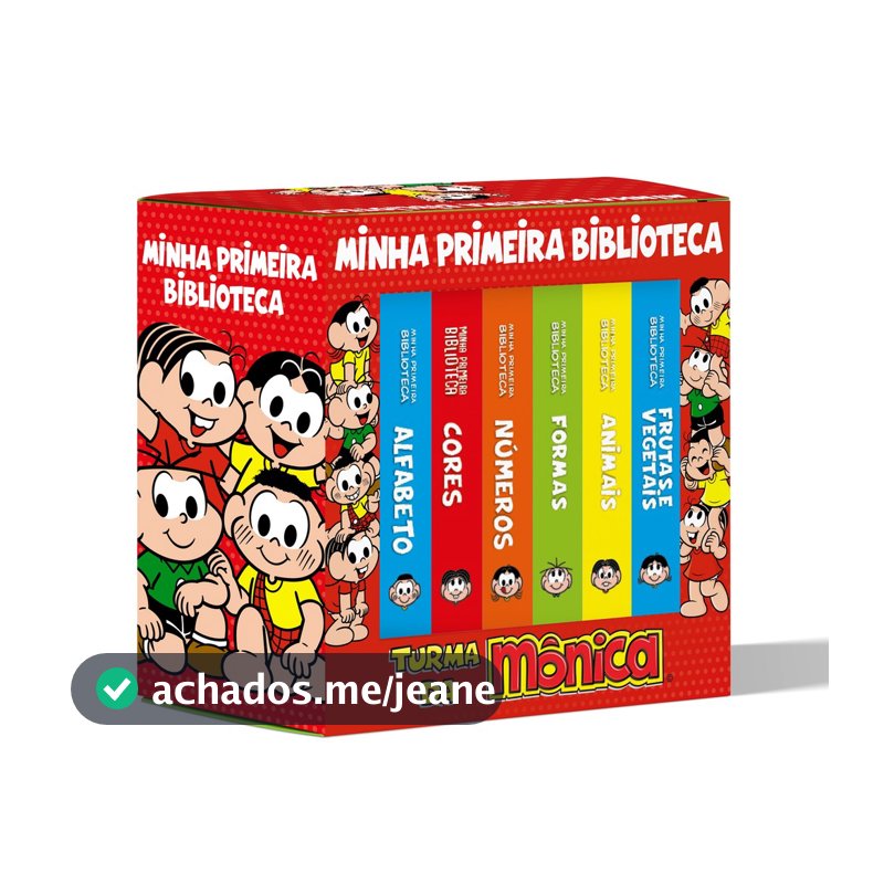 Box - Turma da Mônica Coleção Minha Primeira Biblioteca