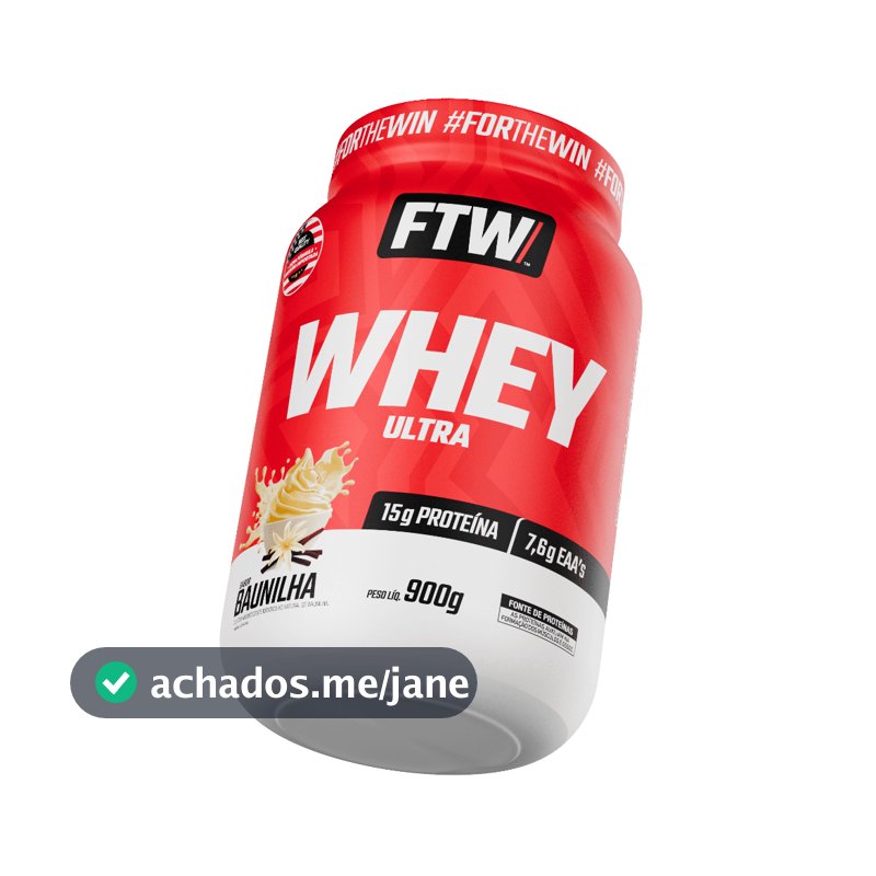 Whey Ultra Protein Concentrado Pote 900g - FTW