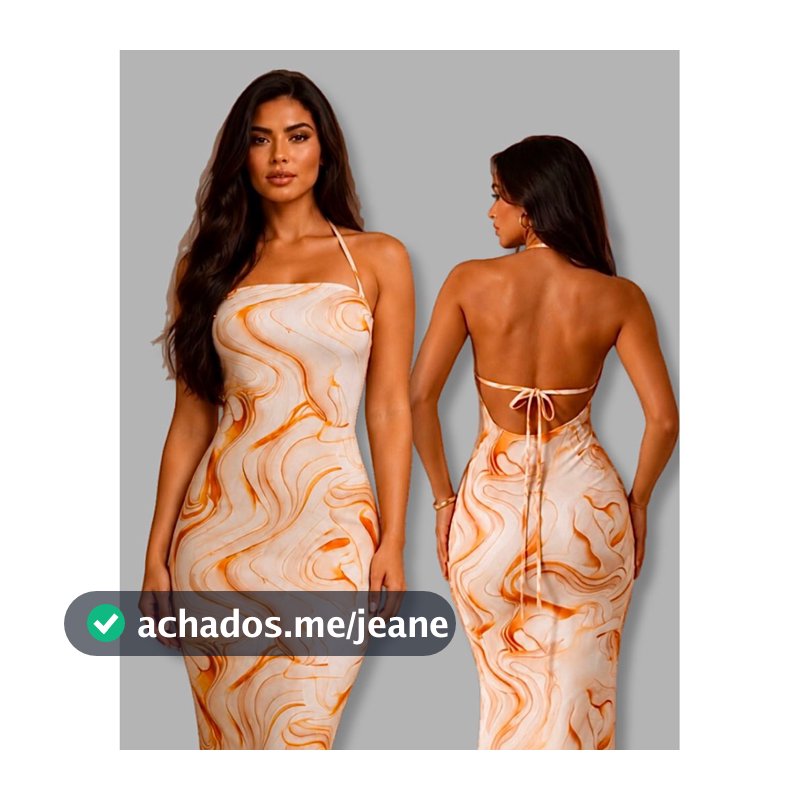 Vestido Feminino Longo Decote sexy Tubinho Moda Gringa Modelador Fenda Lateral Vestido Costas Aberta verão 2027