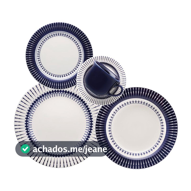 Aparelho de Jantar e Chá 20 Peças Donna Colb
